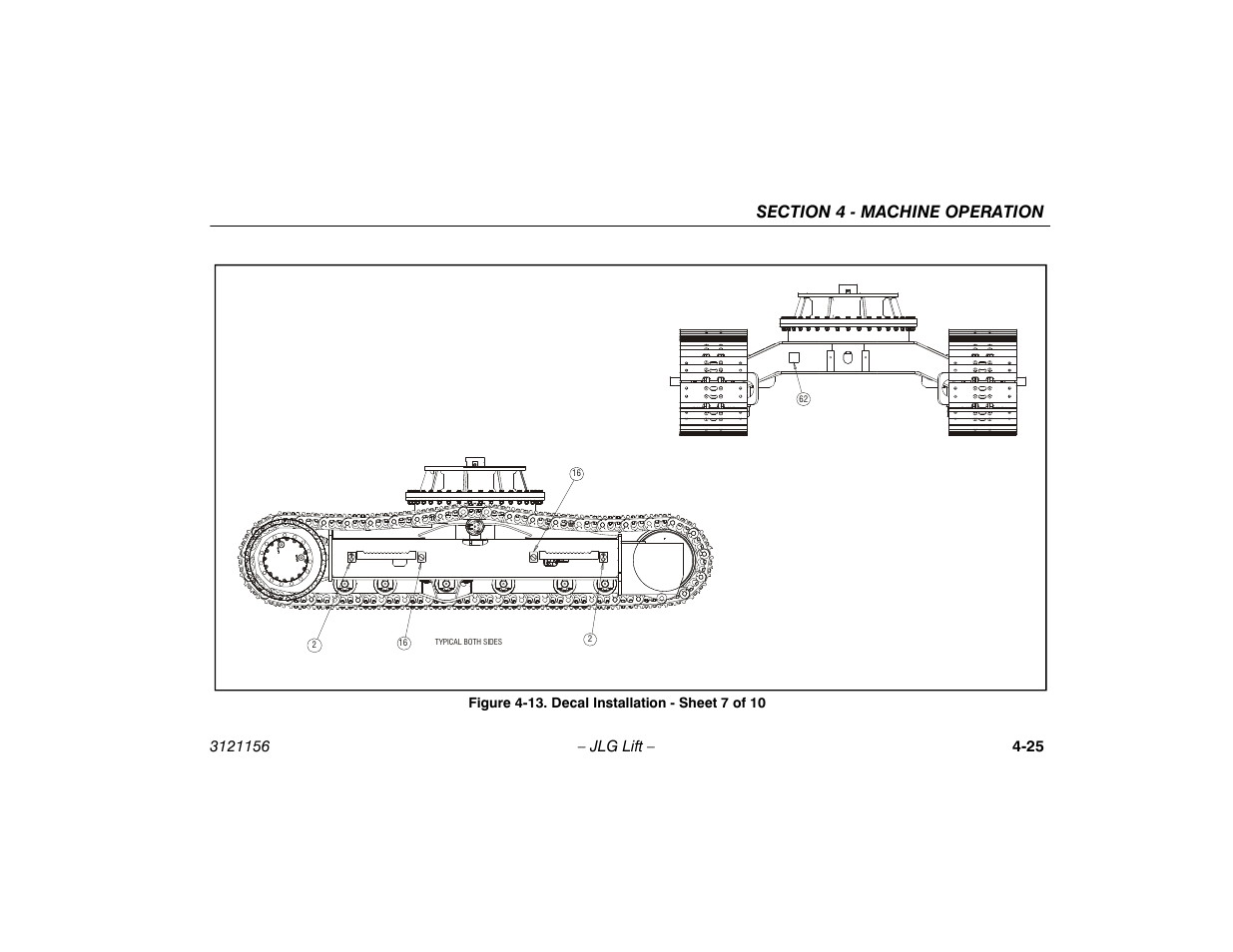 13. decal installation - sheet 7 of 10 -25 | JLG 600SC_660SJC Operator Manual User Manual | Page 79 / 120