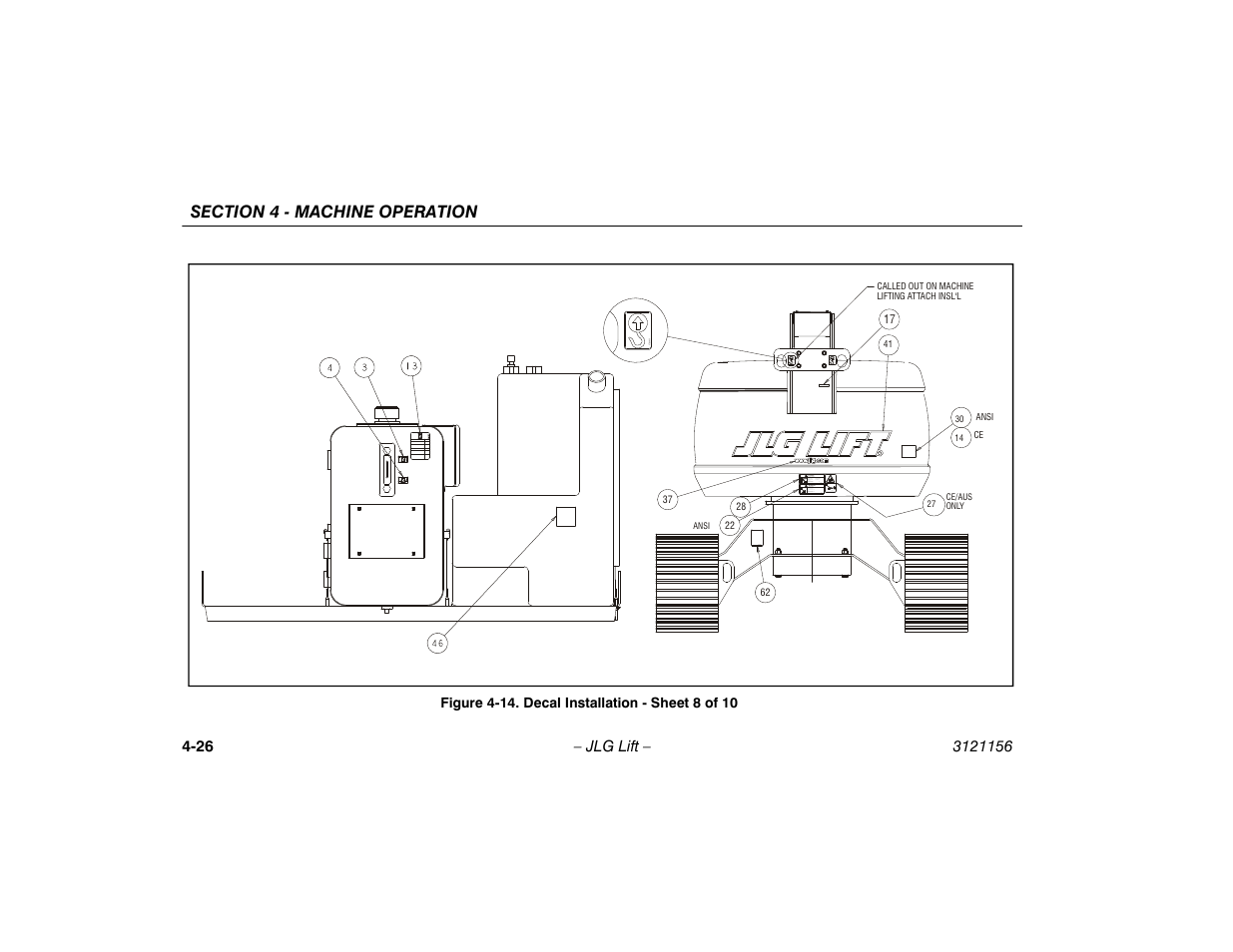 14. decal installation - sheet 8 of 10 -26 | JLG 600SC_660SJC Operator Manual User Manual | Page 80 / 120