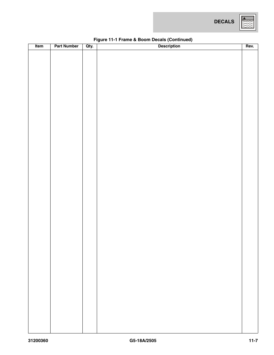 JLG 2505 Parts Manual User Manual | Page 317 / 332