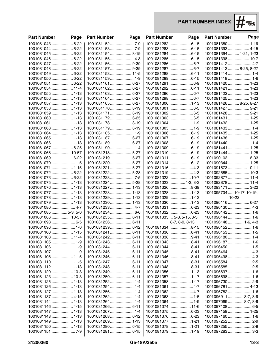 JLG 2505 Parts Manual User Manual | Page 323 / 332
