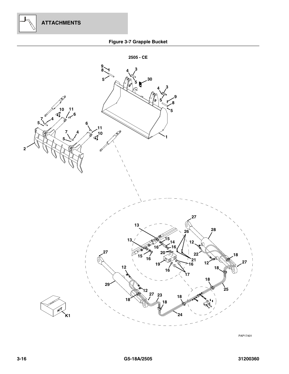 JLG 2505 Parts Manual User Manual | Page 62 / 332