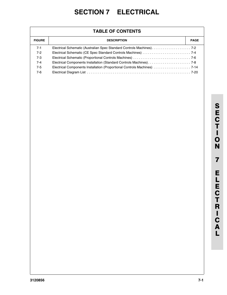 Section 7 electrical | JLG 3246E2 Parts Manual User Manual | Page 175 / 222