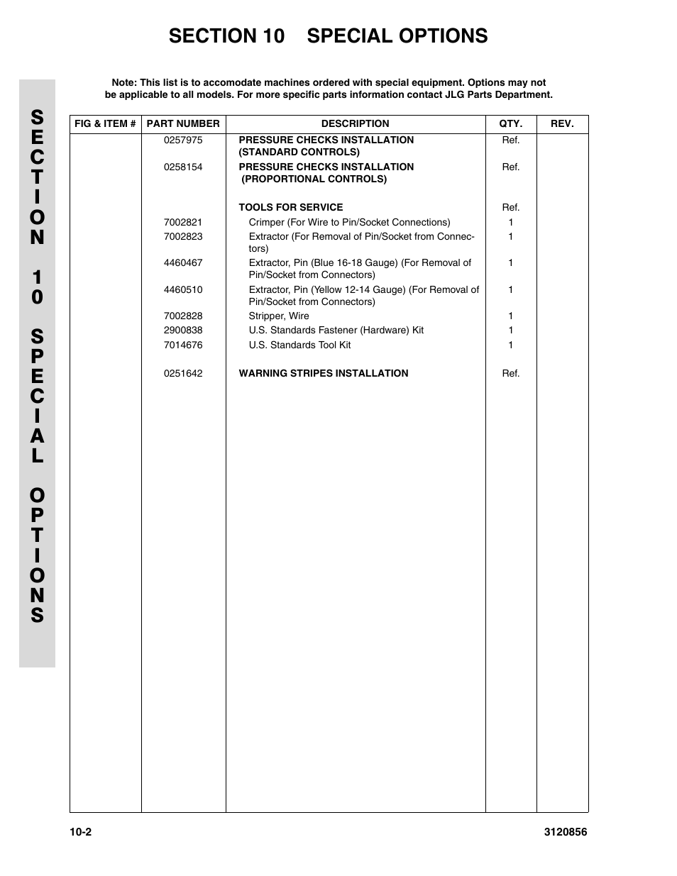 JLG 3246E2 Parts Manual User Manual | Page 208 / 222