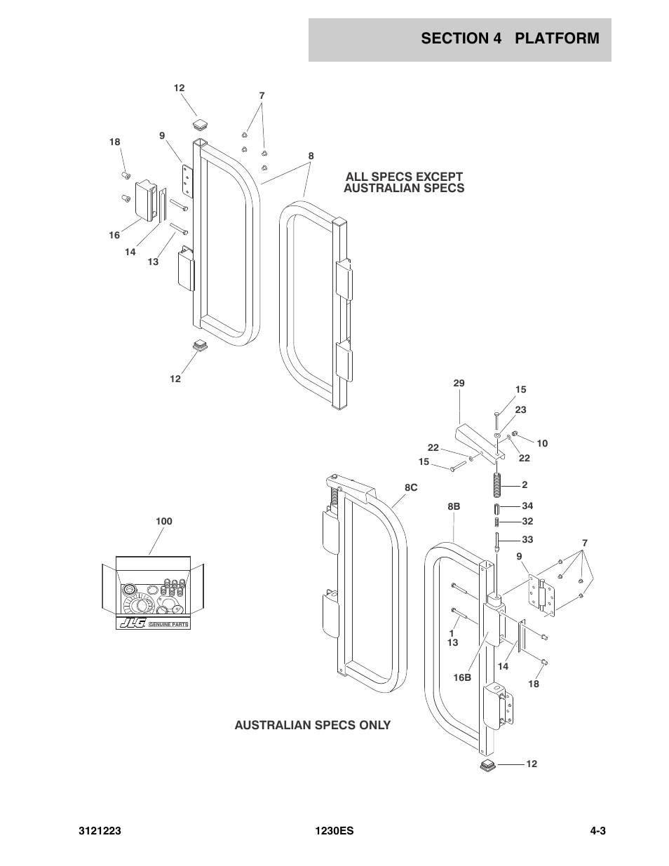 JLG 1230ES Parts Manual User Manual | Page 47 / 116