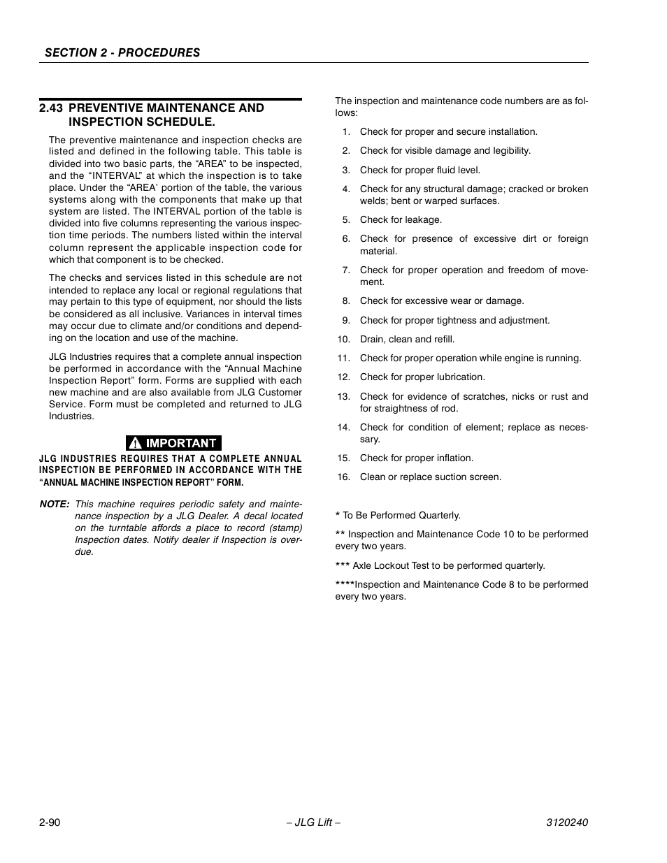 JLG 40H Service Manual User Manual | Page 110 / 152