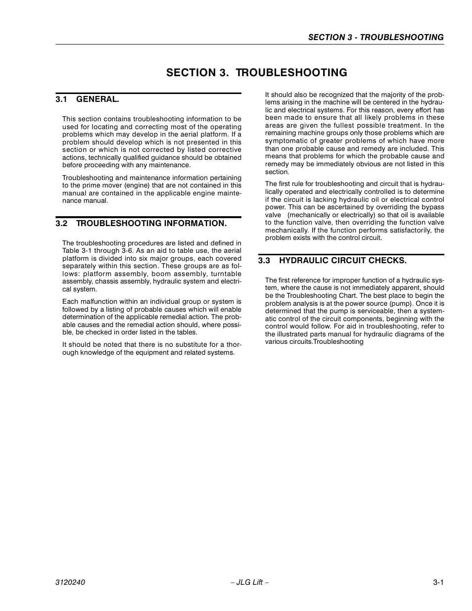 JLG 40H Service Manual User Manual | Page 113 / 152
