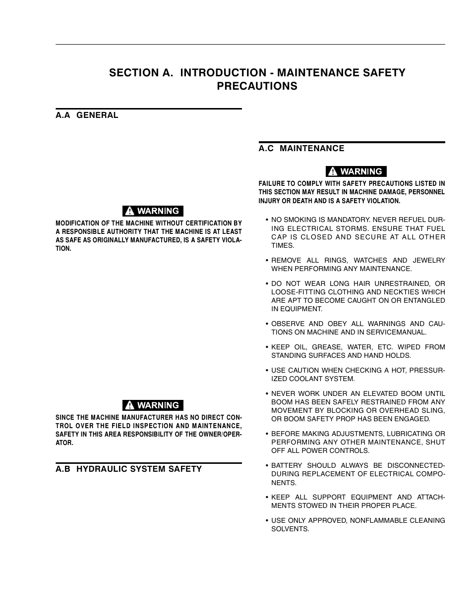 JLG 40H Service Manual User Manual | Page 3 / 152