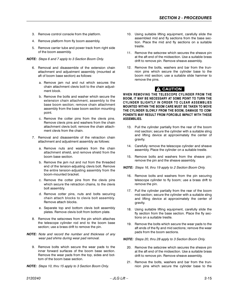 JLG 40H Service Manual User Manual | Page 35 / 152