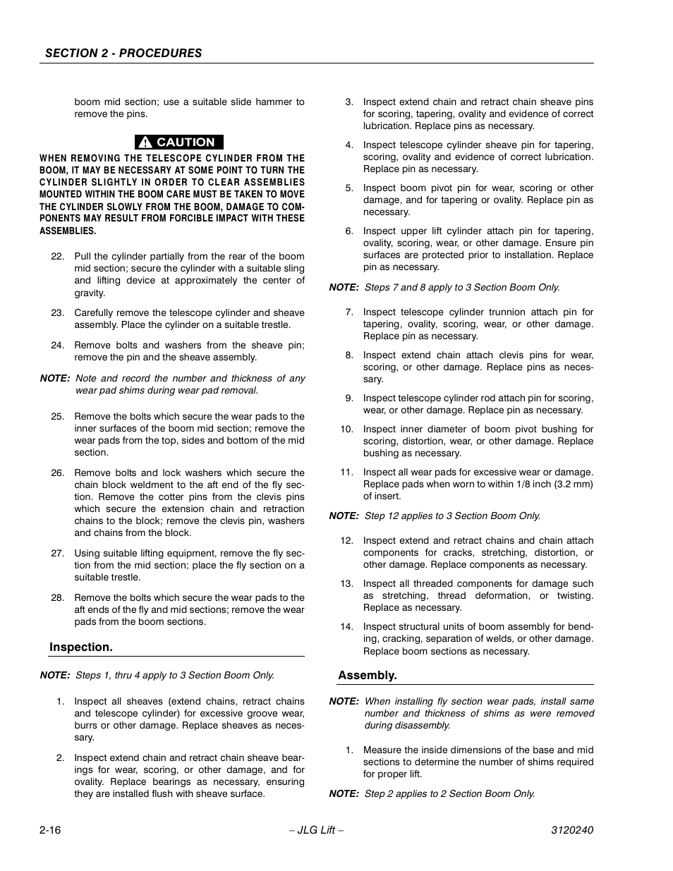JLG 40H Service Manual User Manual | Page 36 / 152