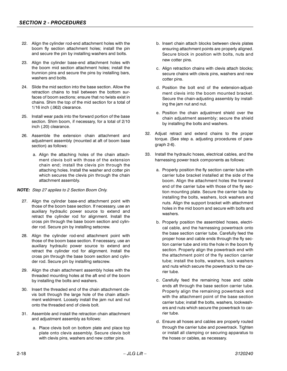 JLG 40H Service Manual User Manual | Page 38 / 152