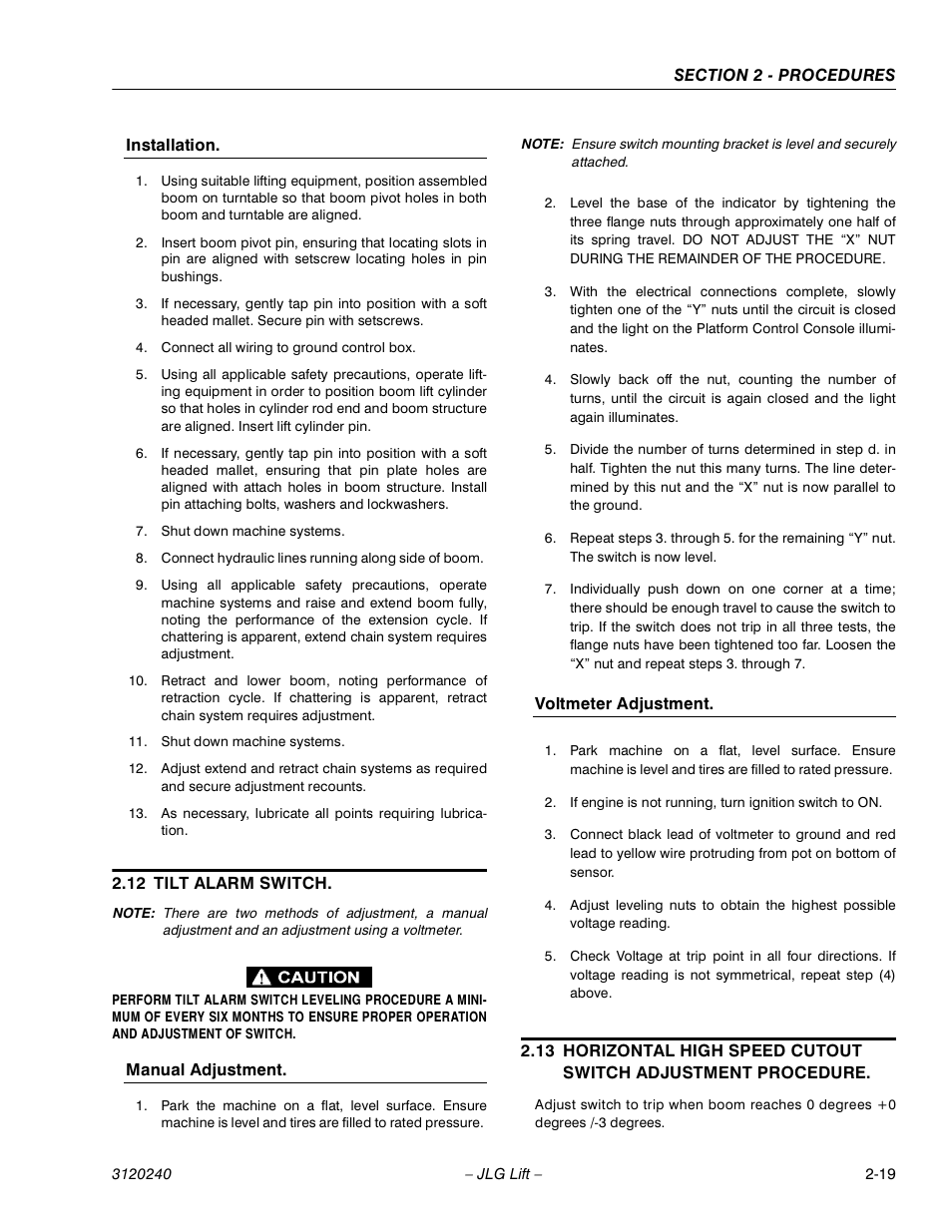 JLG 40H Service Manual User Manual | Page 39 / 152
