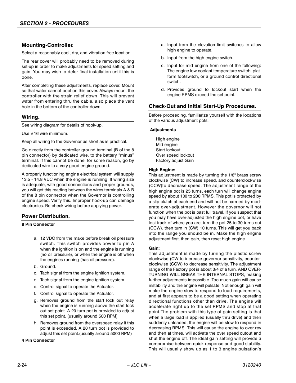 JLG 40H Service Manual User Manual | Page 44 / 152