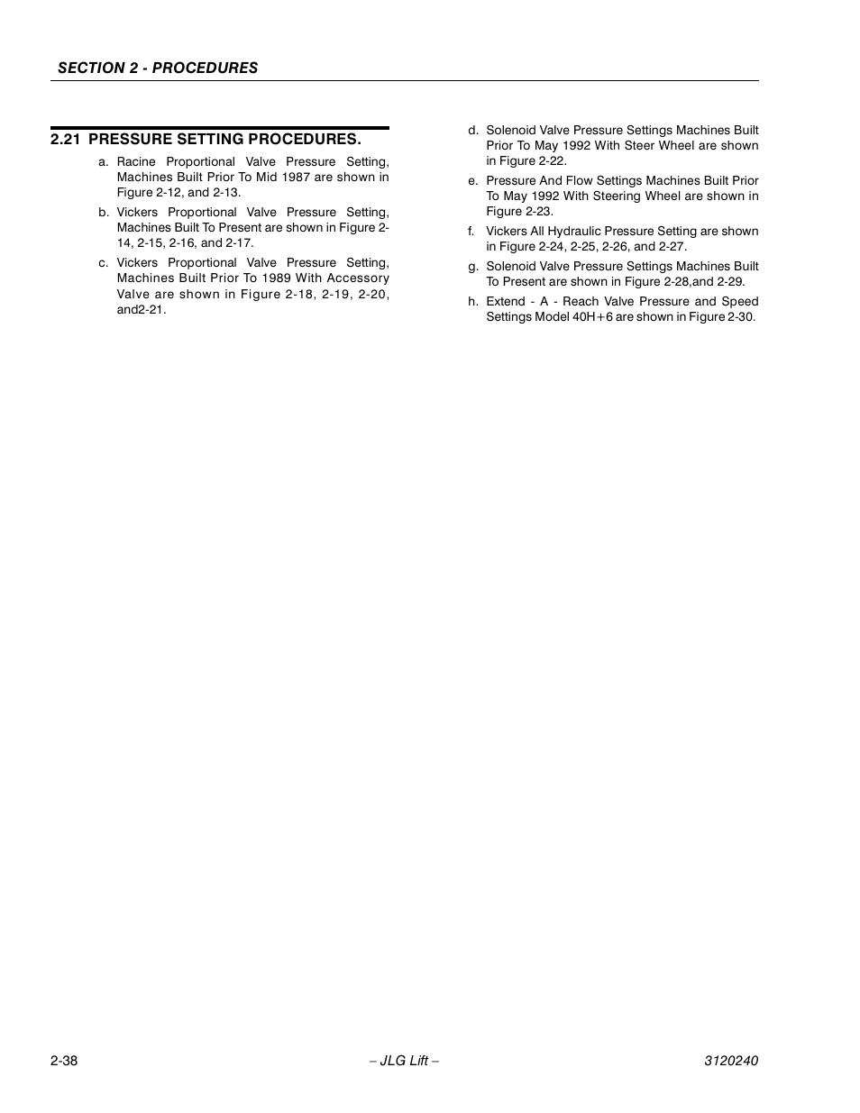 JLG 40H Service Manual User Manual | Page 58 / 152