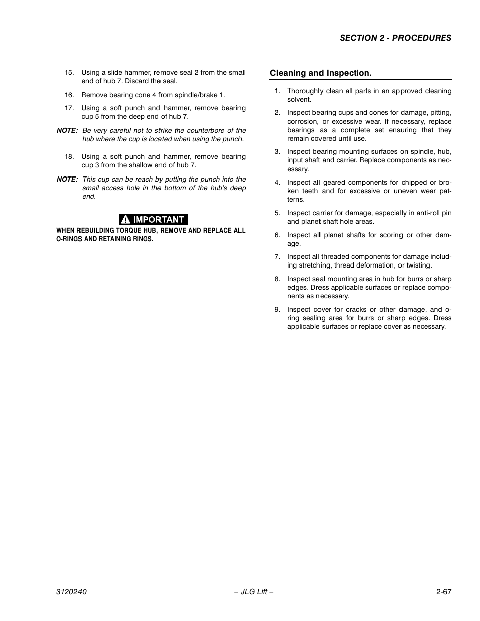 JLG 40H Service Manual User Manual | Page 87 / 152