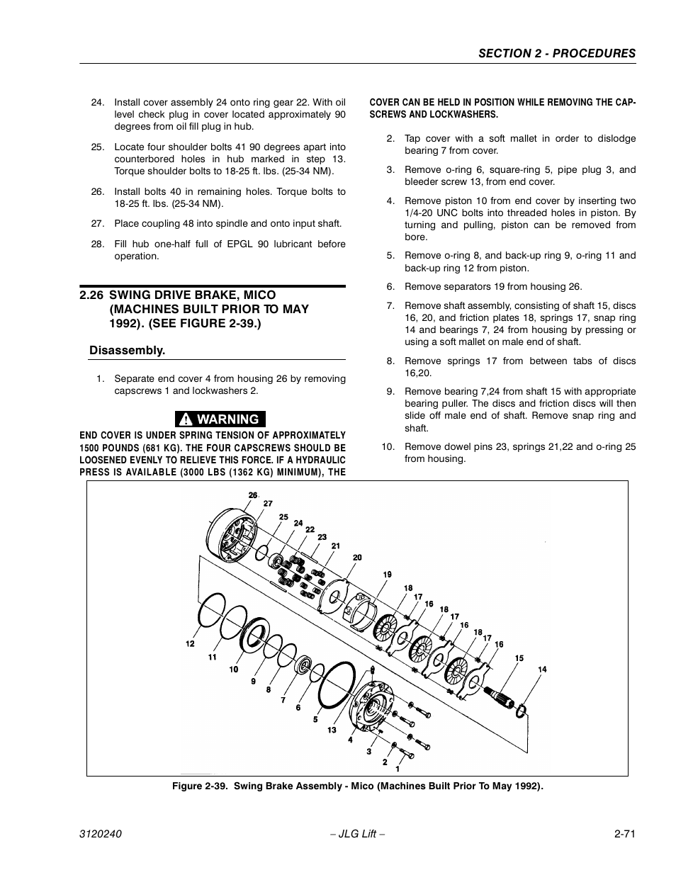 JLG 40H Service Manual User Manual | Page 91 / 152