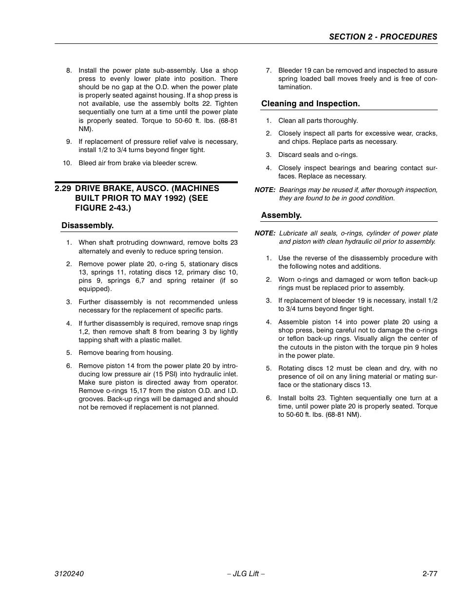 JLG 40H Service Manual User Manual | Page 97 / 152