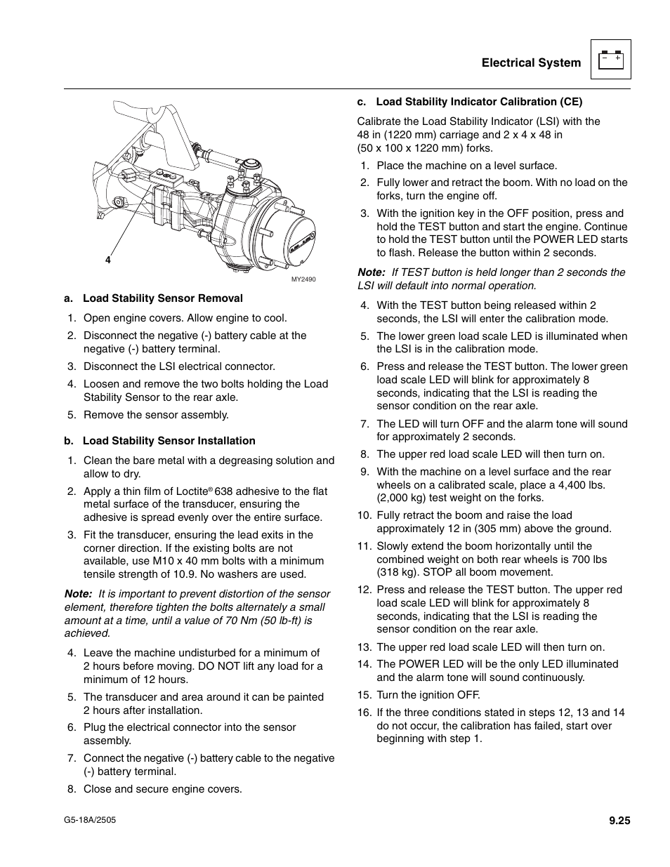 JLG G5-18A Service Manual User Manual | Page 125 / 128