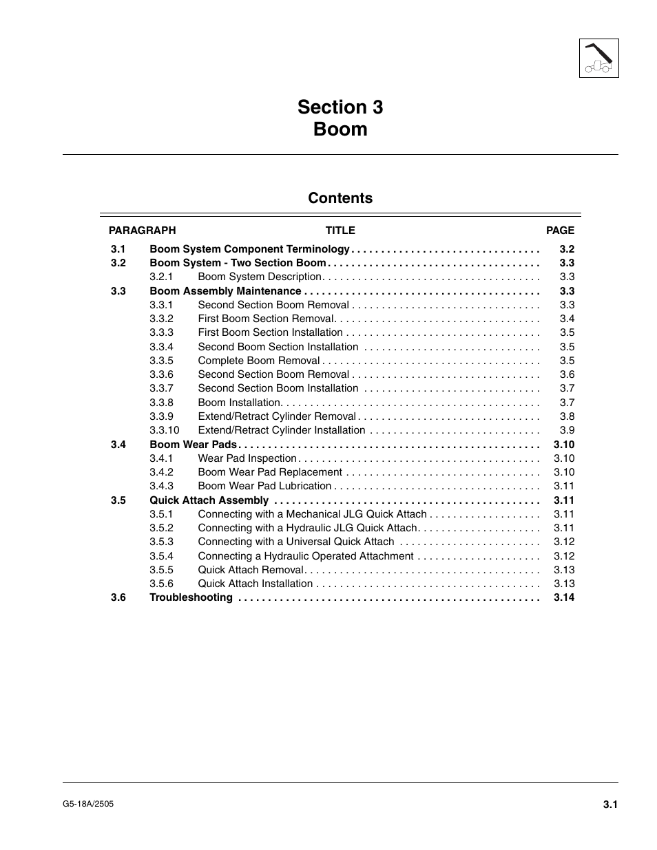 JLG G5-18A Service Manual User Manual | Page 21 / 128