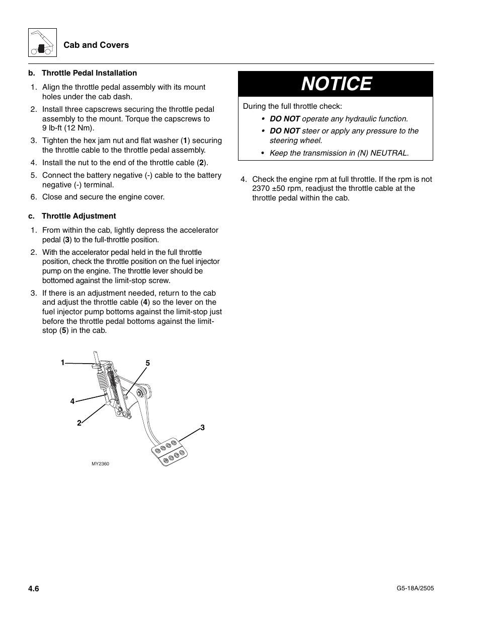 Notice | JLG G5-18A Service Manual User Manual | Page 42 / 128