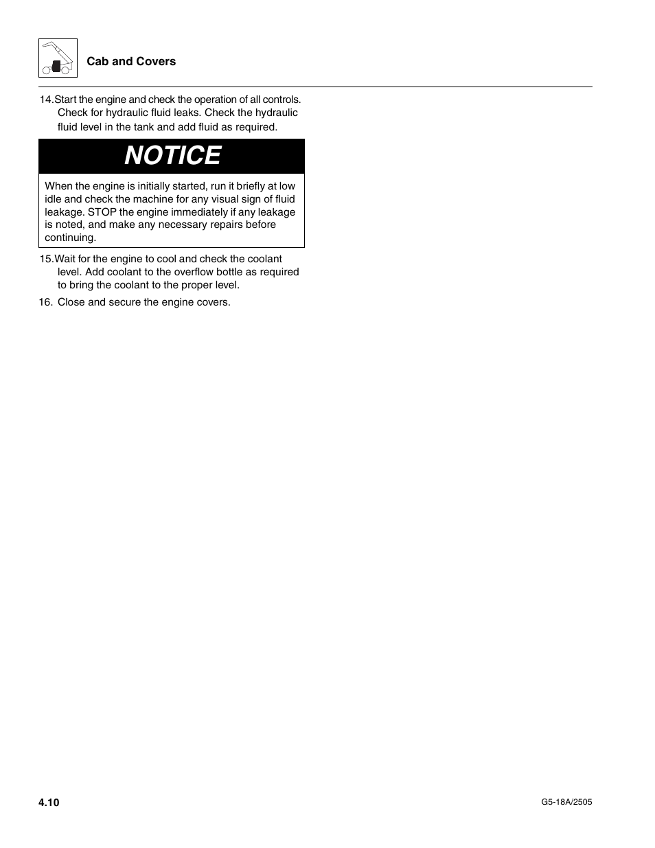 Notice | JLG G5-18A Service Manual User Manual | Page 46 / 128