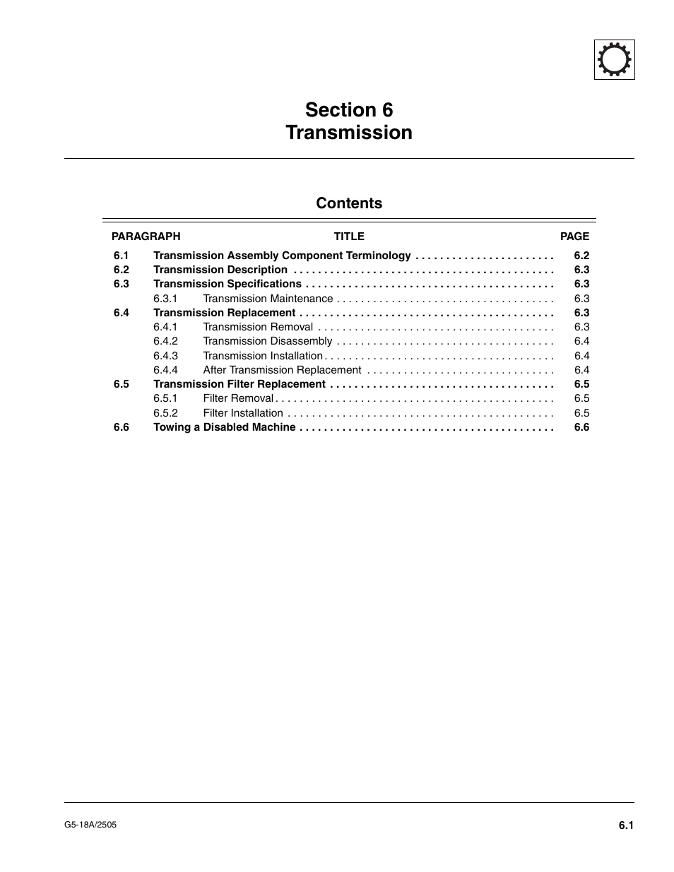 JLG G5-18A Service Manual User Manual | Page 59 / 128