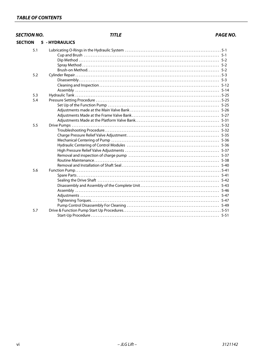 JLG 1350SJP Service Manual User Manual | Page 10 / 554