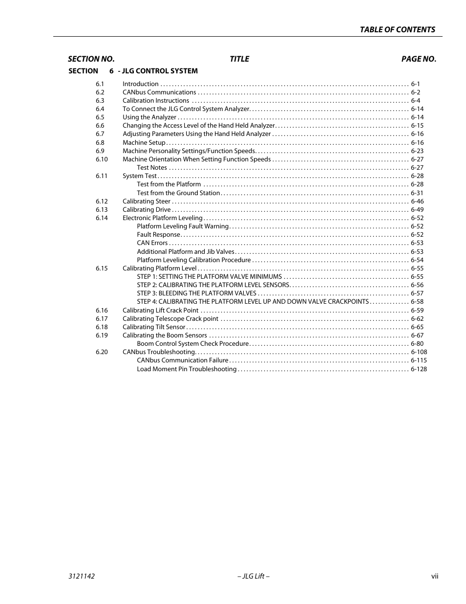 JLG 1350SJP Service Manual User Manual | Page 11 / 554