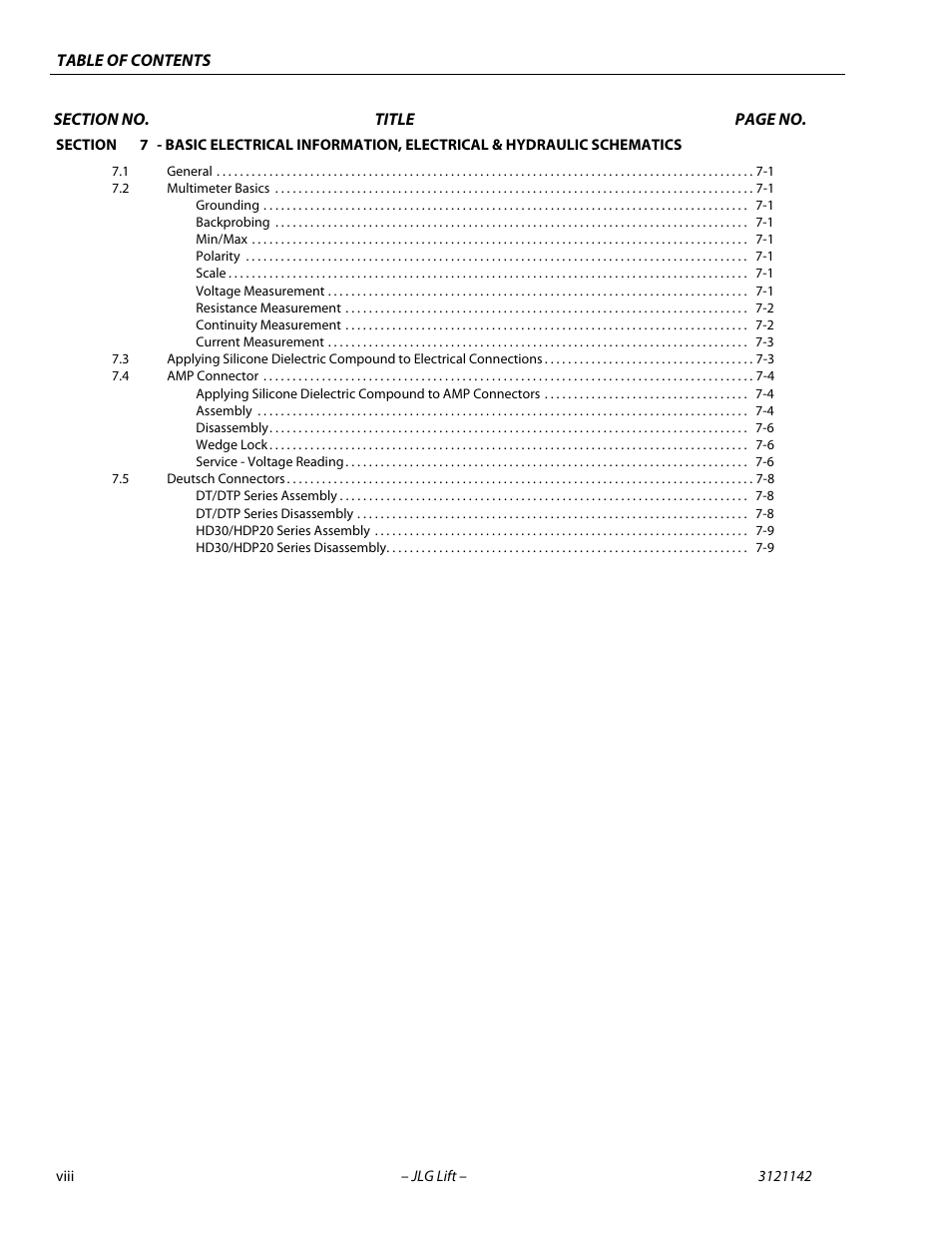 JLG 1350SJP Service Manual User Manual | Page 12 / 554