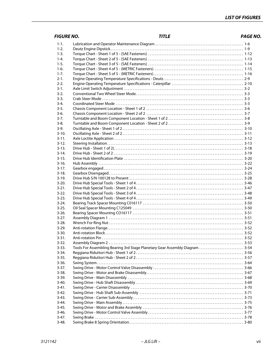 JLG 1350SJP Service Manual User Manual | Page 13 / 554