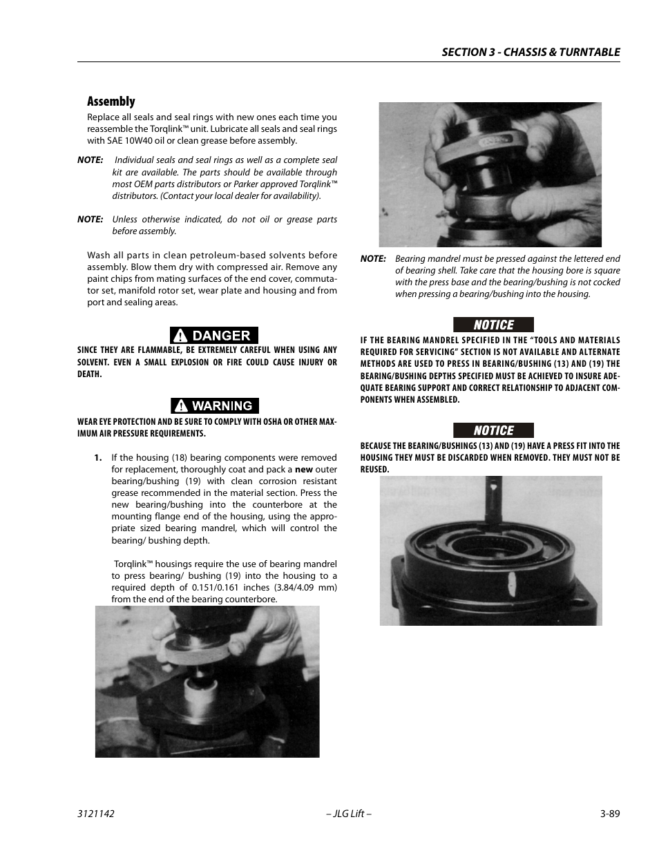 Assembly, Assembly -89 | JLG 1350SJP Service Manual User Manual | Page 135 / 554