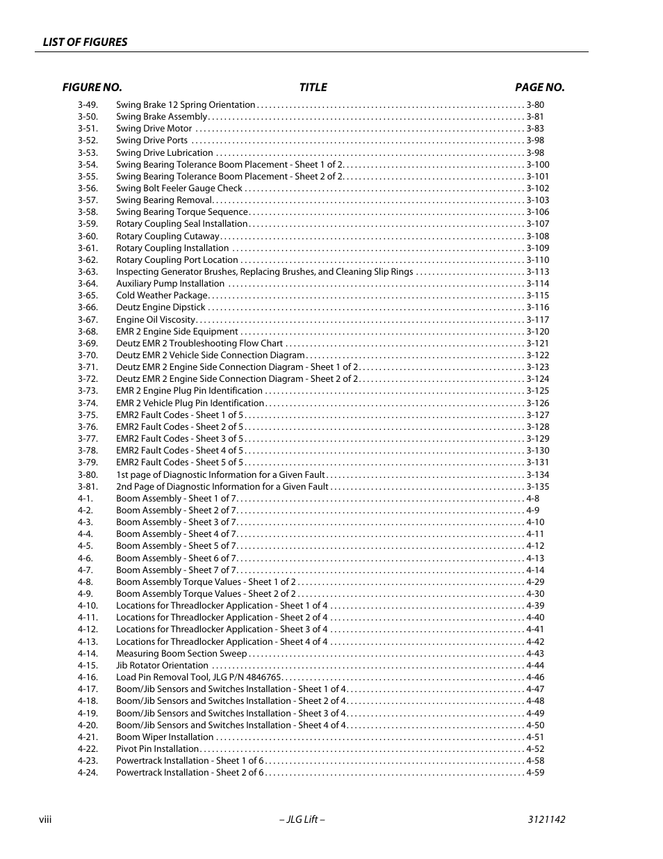 JLG 1350SJP Service Manual User Manual | Page 14 / 554