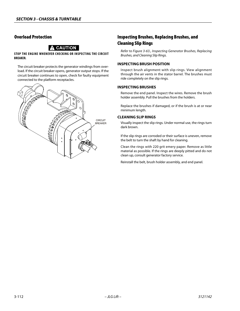 Overload protection | JLG 1350SJP Service Manual User Manual | Page 158 / 554