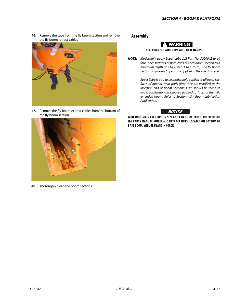 Assembly, Assembly -27 | JLG 1350SJP Service Manual User Manual | Page 261 / 554
