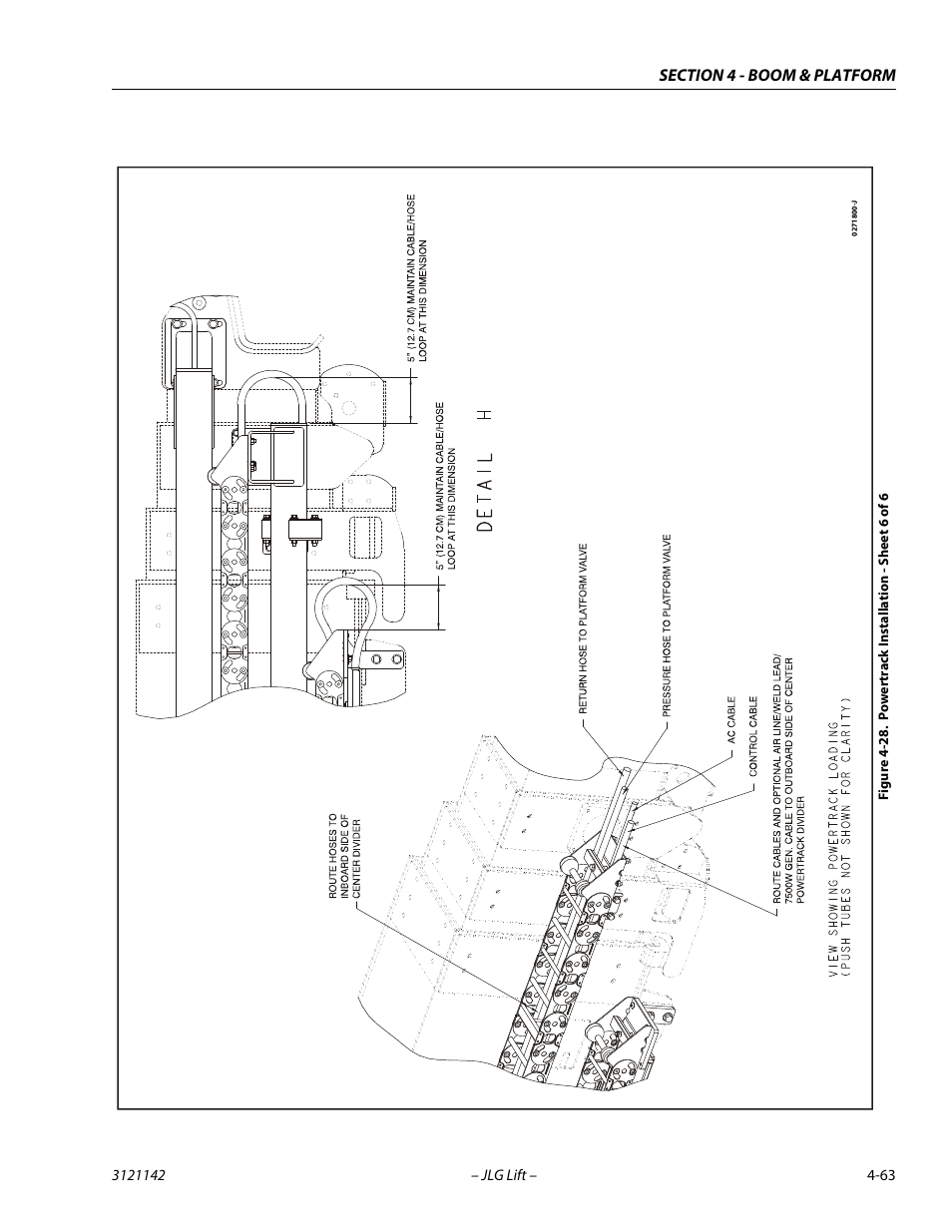Powertrack installation - sheet 6 of 6 -63 | JLG 1350SJP Service Manual User Manual | Page 297 / 554
