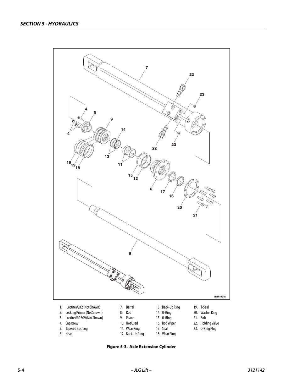 Axle extension cylinder -4 | JLG 1350SJP Service Manual User Manual | Page 328 / 554