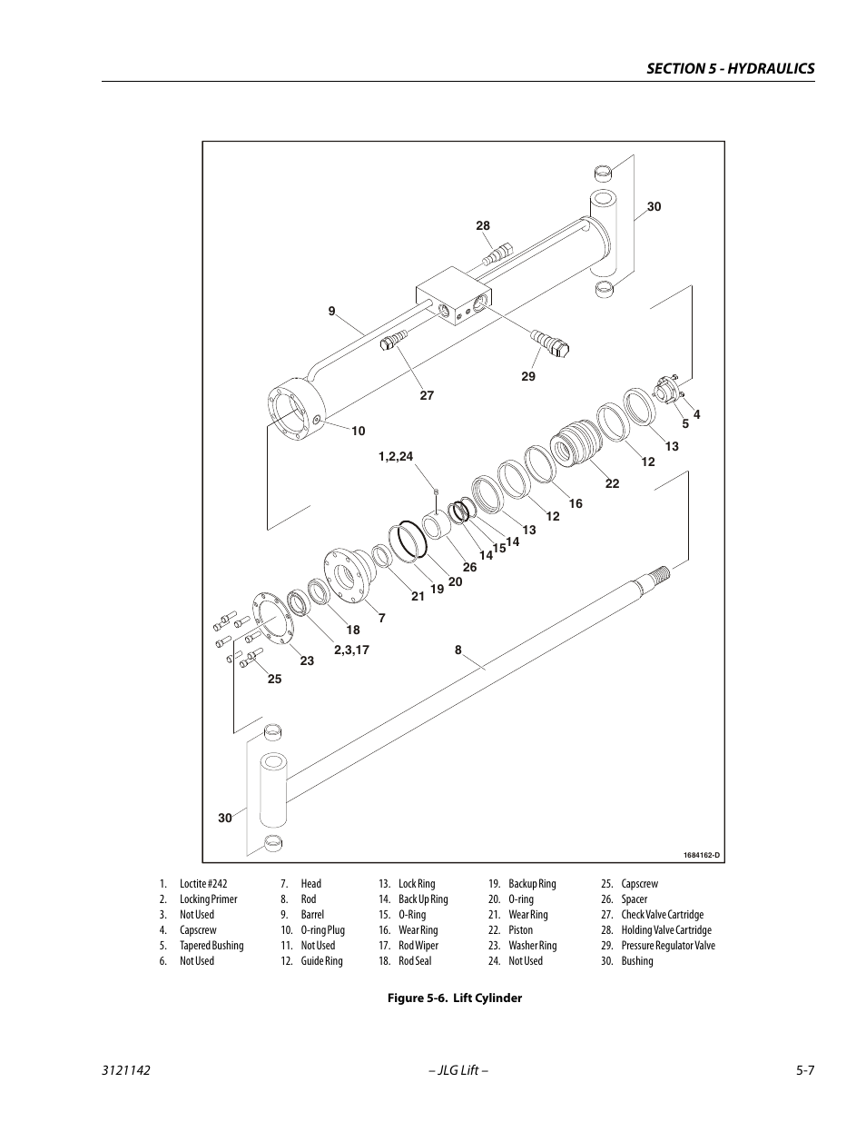 Lift cylinder -7 | JLG 1350SJP Service Manual User Manual | Page 331 / 554