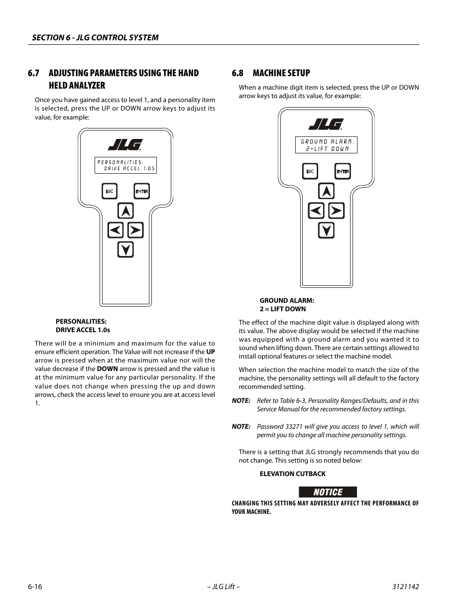 8 machine setup, Machine setup -16 | JLG 1350SJP Service Manual User Manual | Page 392 / 554