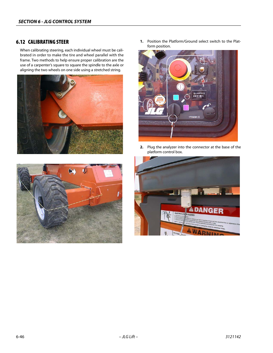 12 calibrating steer, Calibrating steer -46 | JLG 1350SJP Service Manual User Manual | Page 422 / 554