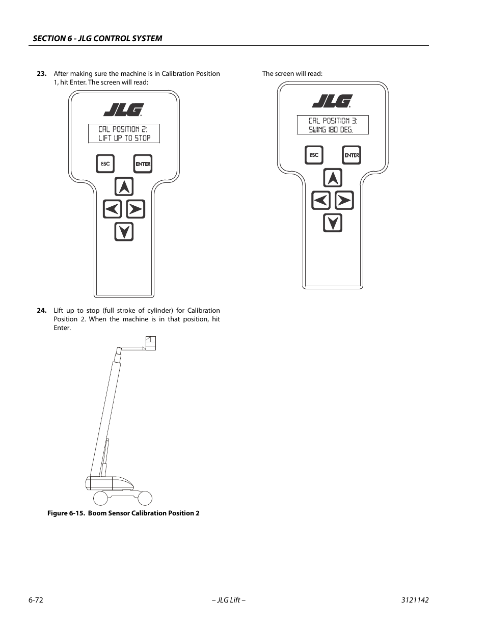 Boom sensor calibration position 2 -72 | JLG 1350SJP Service Manual User Manual | Page 448 / 554