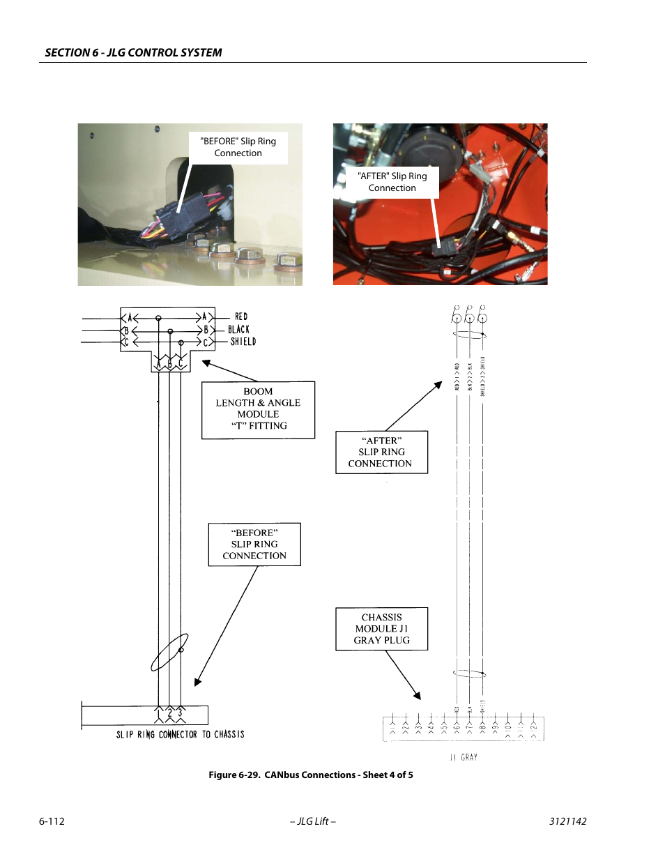 Canbus connections - sheet 4 of 5 -112, Figure 6-29 | JLG 1350SJP Service Manual User Manual | Page 488 / 554