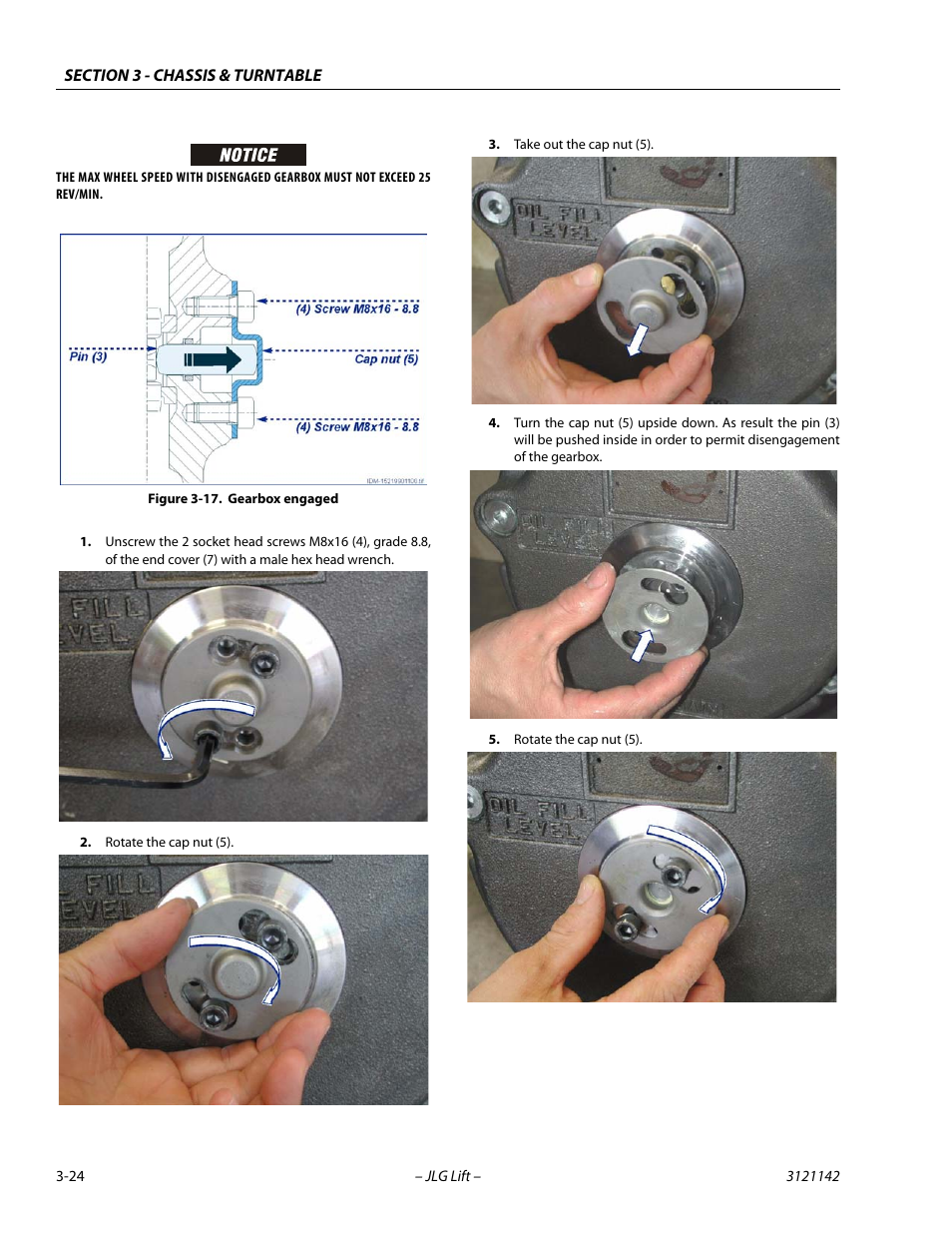 Gearbox engaged -24 | JLG 1350SJP Service Manual User Manual | Page 70 / 554