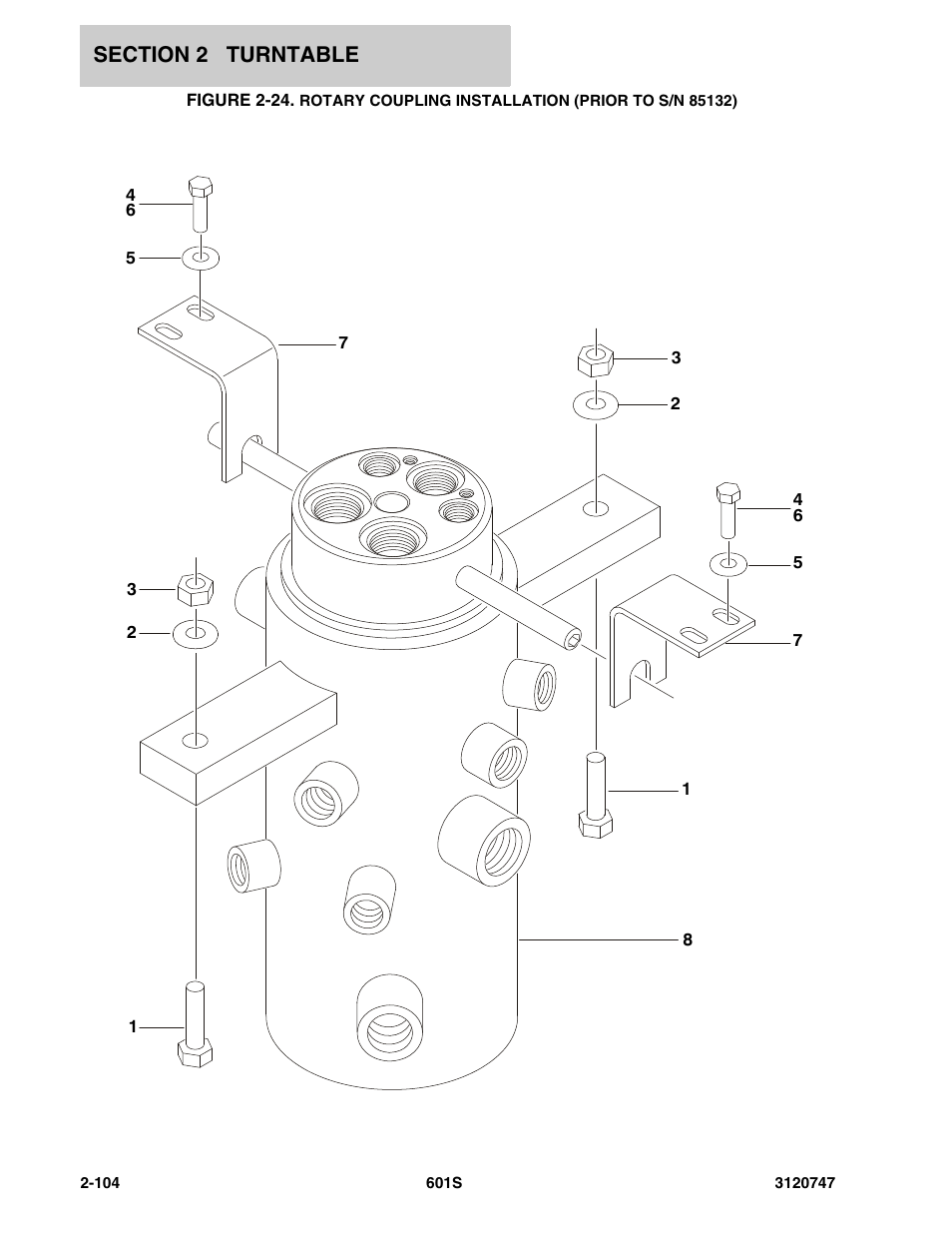 JLG 601S ANSI Parts Manual User Manual | Page 150 / 384