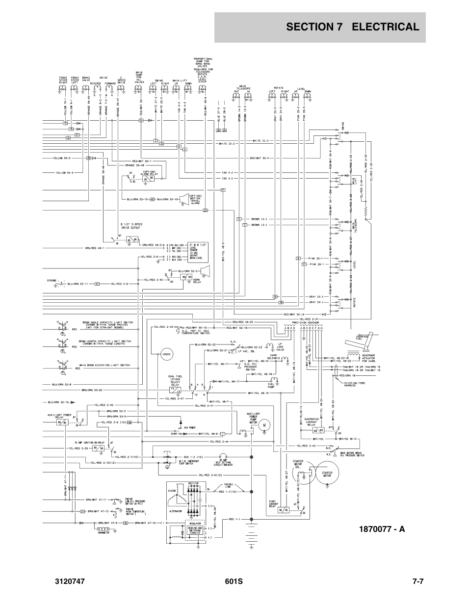 JLG 601S ANSI Parts Manual User Manual | Page 291 / 384