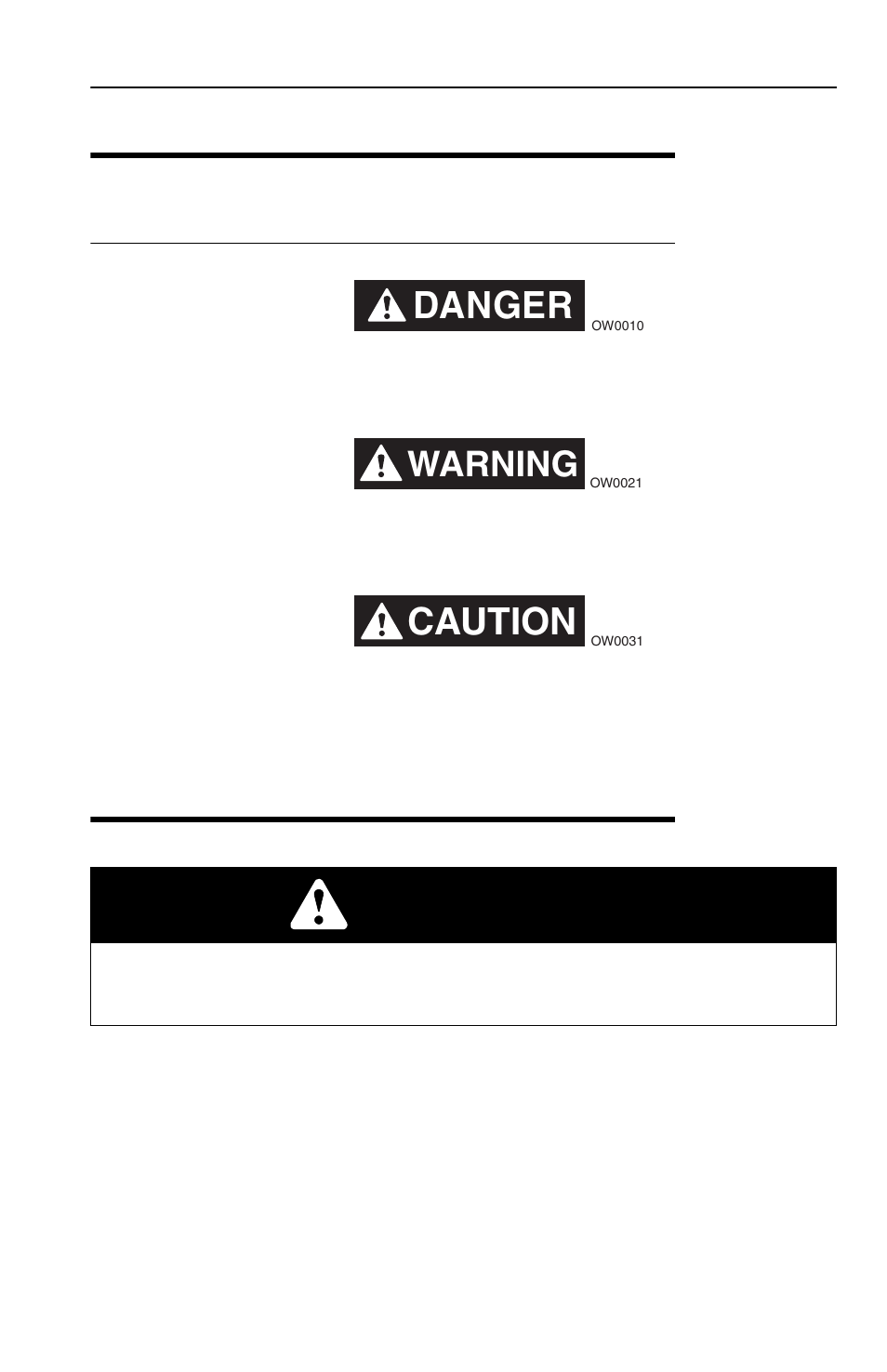 Section 1 - general safety practices, 1 hazard classification system, Safety alert system and safety signal words | 2 general precautions, 1 hazard classification system -1, Safety alert system and safety signal words -1, 2 general precautions -1, Warning, Danger, Caution | JLG 2505 Operator Manual User Manual | Page 11 / 142