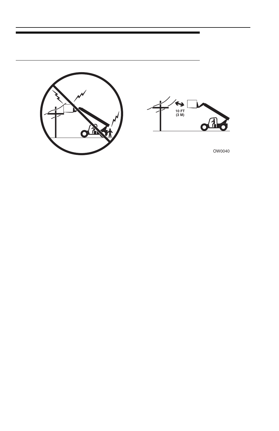 3 operation safety, Electrical hazards, 3 operation safety -2 | Electrical hazards -2, 3 operation safety electrical hazards | JLG 2505 Operator Manual User Manual | Page 12 / 142