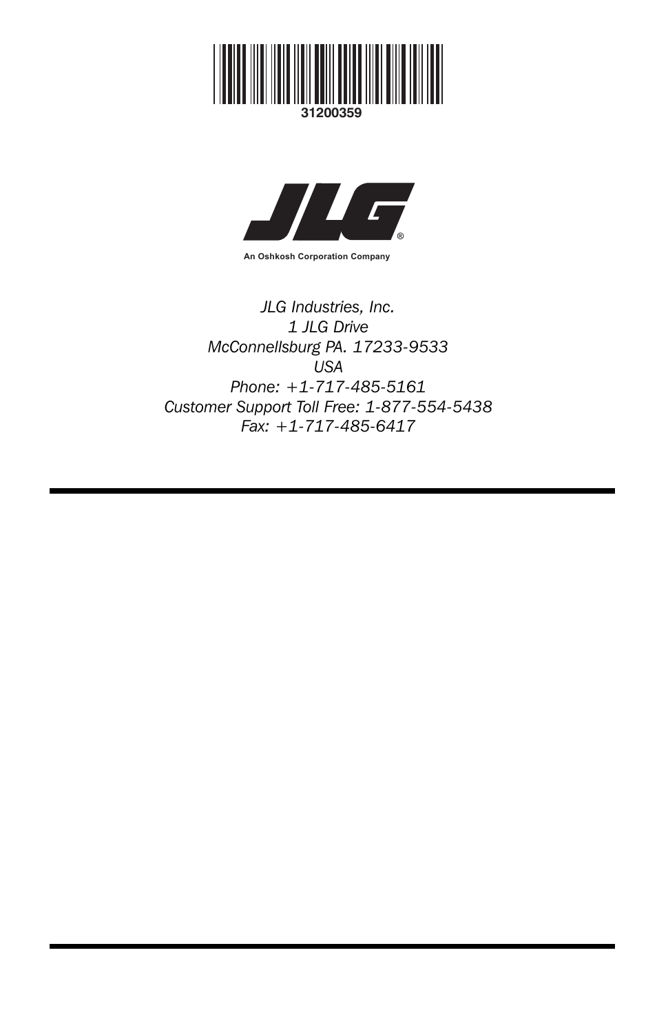 Jlg worldwide locations | JLG 2505 Operator Manual User Manual | Page 142 / 142