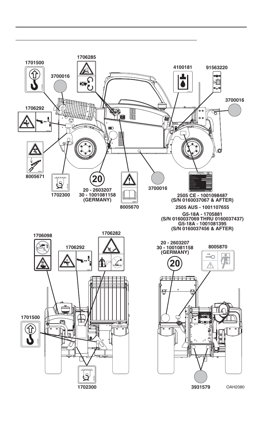 Iso (2505) (g5-18a, if equipped), Iso (2505) (g5-18a, if equipped) -6 | JLG 2505 Operator Manual User Manual | Page 30 / 142