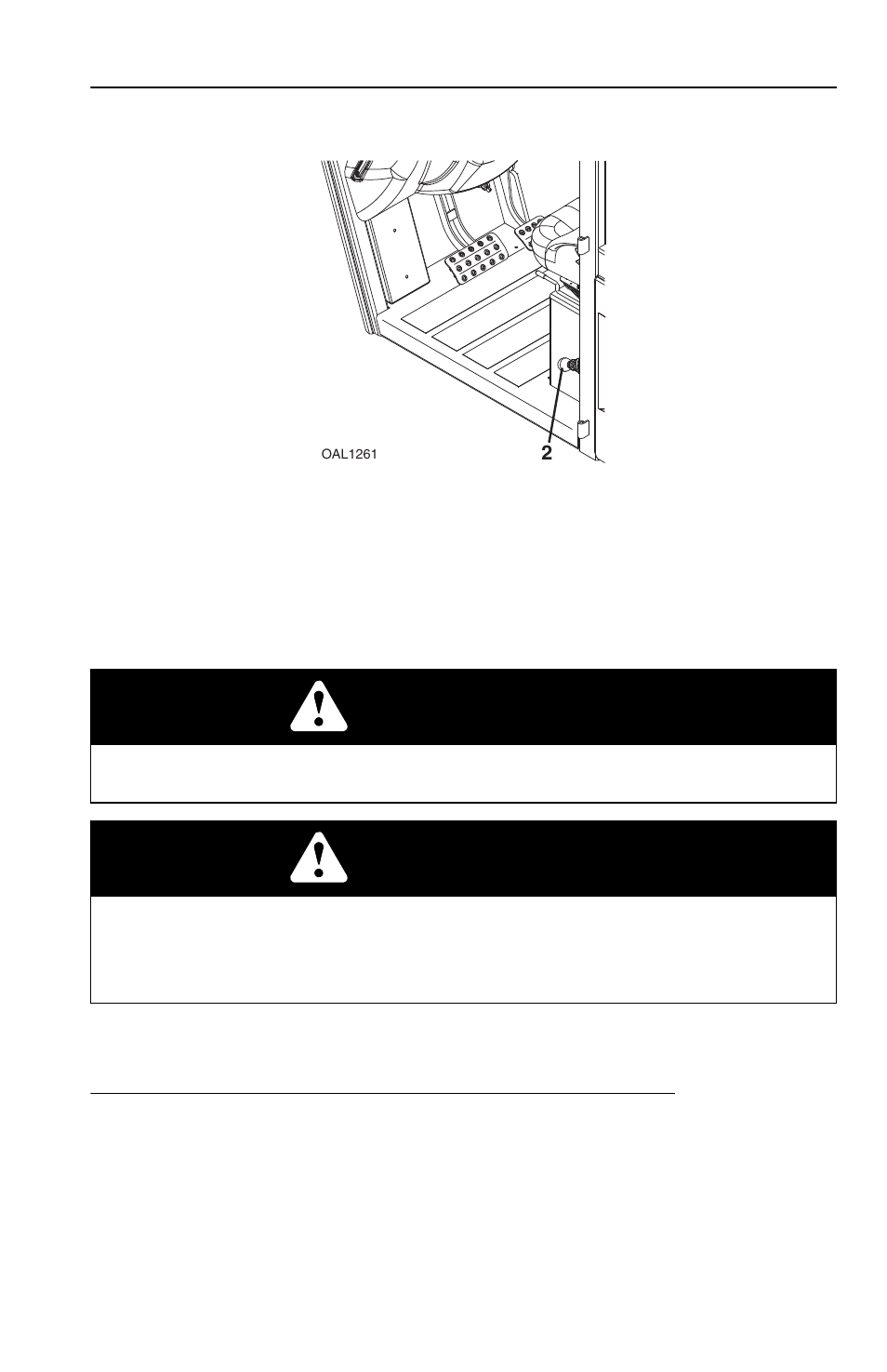 Parking procedure, Parking procedure -5, Warning | JLG 2505 Operator Manual User Manual | Page 43 / 142