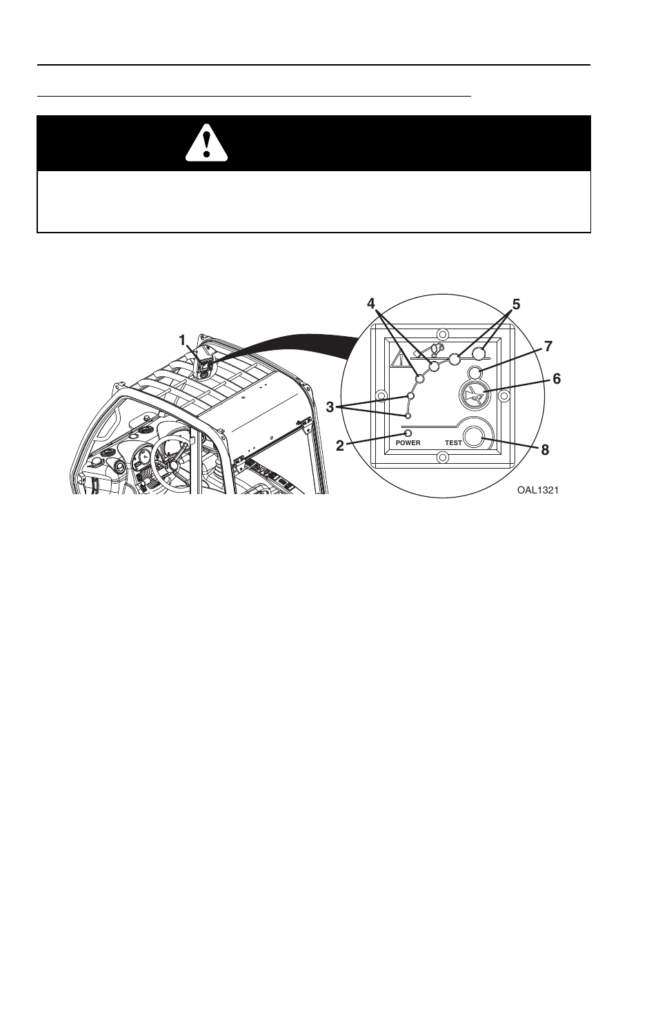Load stability indicator - lsi (2505), Load stability indicator - lsi (2505) -8, Warning | JLG 2505 Operator Manual User Manual | Page 46 / 142
