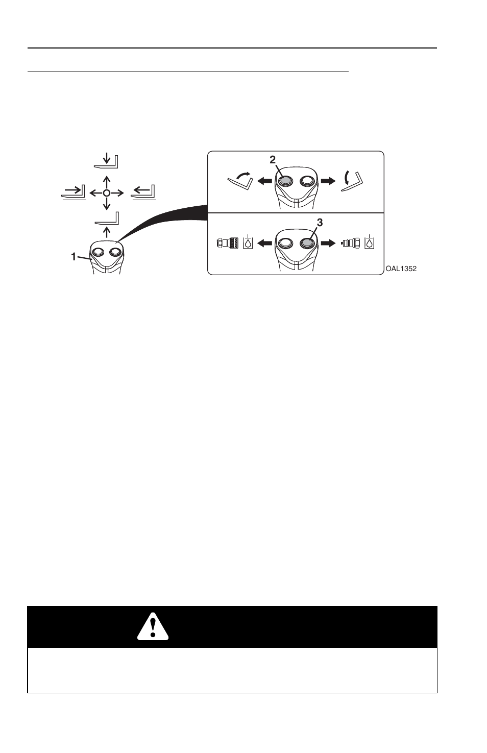 Joystick, Joystick -14, Warning | JLG 2505 Operator Manual User Manual | Page 52 / 142